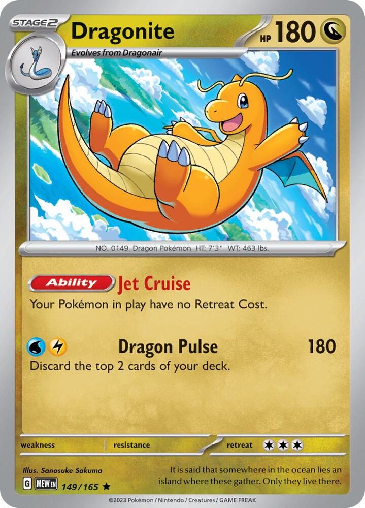 Dragonite - Holofoil - 149/165