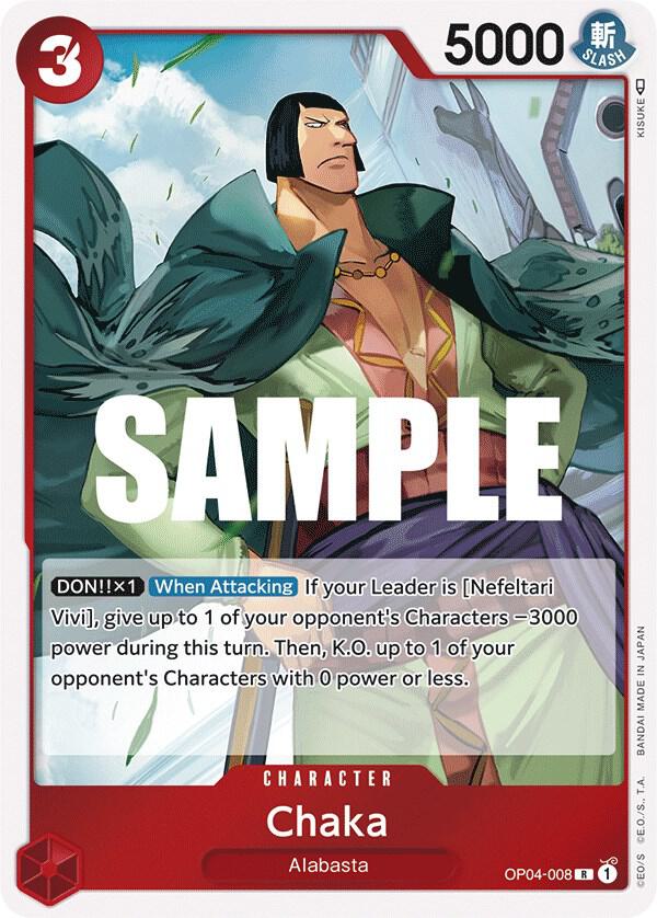 Chaka - Rare - Foil - OP04-008