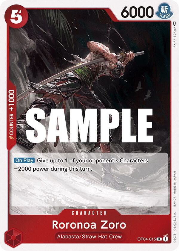 Roronoa Zoro - Rare - Foil - OP04-015