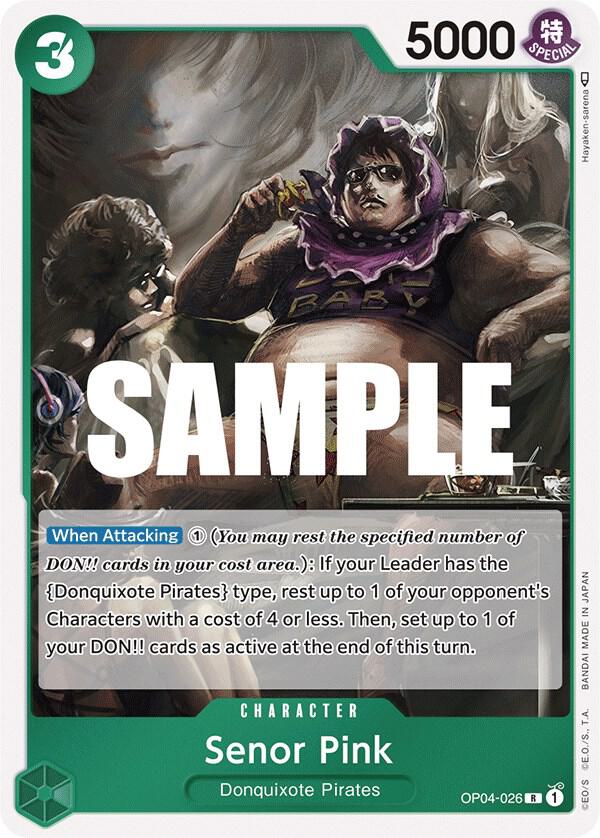 Senor Pink - Rare - Foil - OP04-026