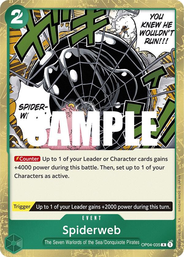 Spiderweb - Rare - Foil - OP04-035