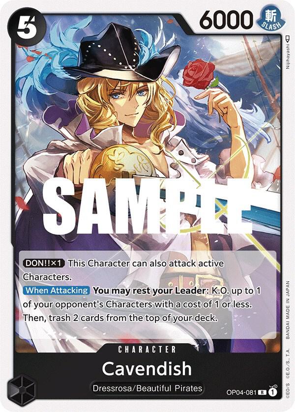 Cavendish - Rare - Foil - OP04-081