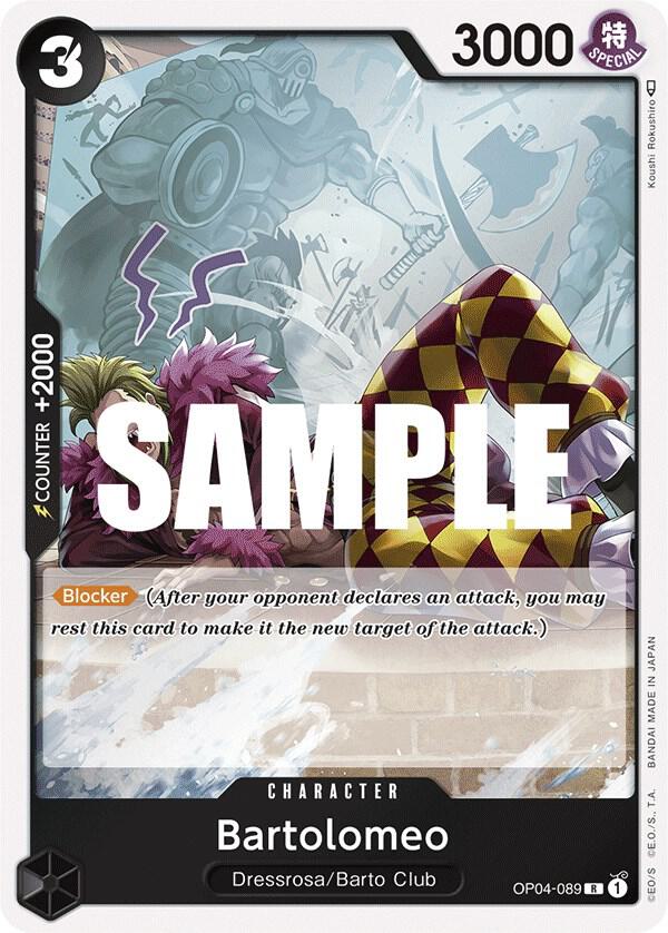 Bartolomeo - Rare - Foil - Foil - OP04-089