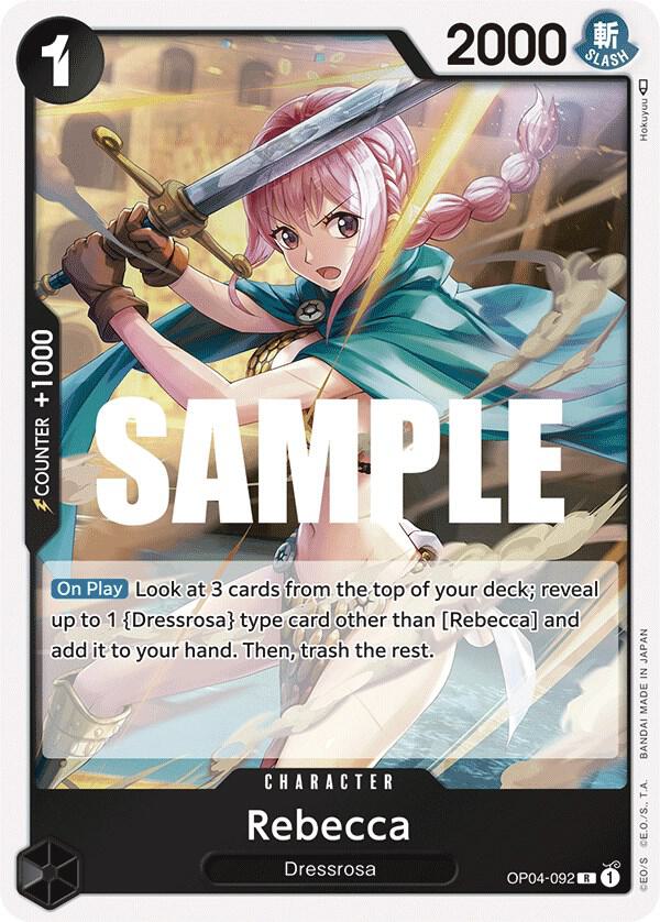 Rebecca - Rare - Foil - OP04-092