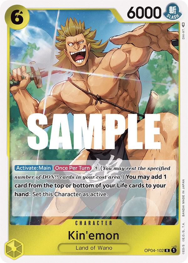 Kin'emon - Rare - Foil - OP04-102