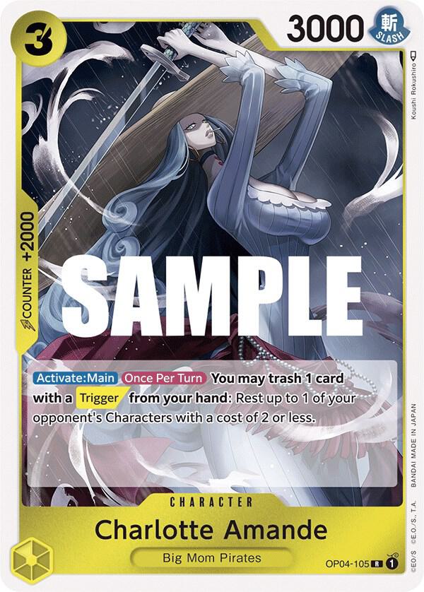 Charlotte Amande - Rare - Foil - OP04-105