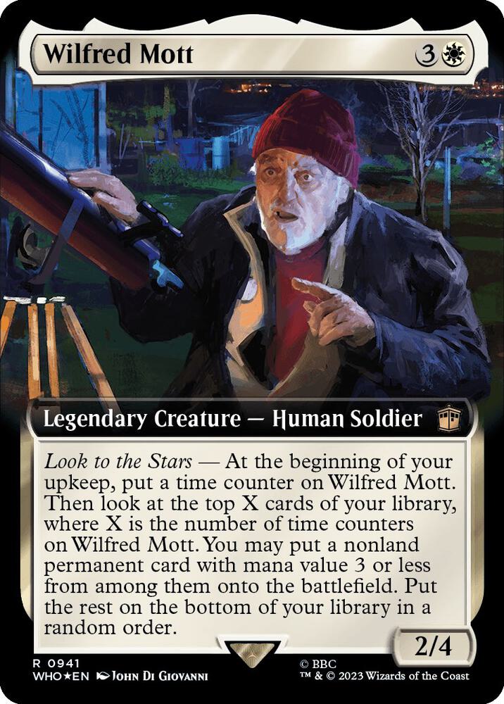 Wilfred Mott (Extended Art Surge Foil) - WHO - 0941