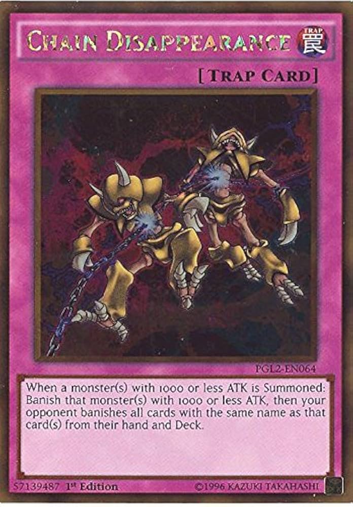 Chain of Disappearance - Gold Rare - Unlimited - PGL2-EN064