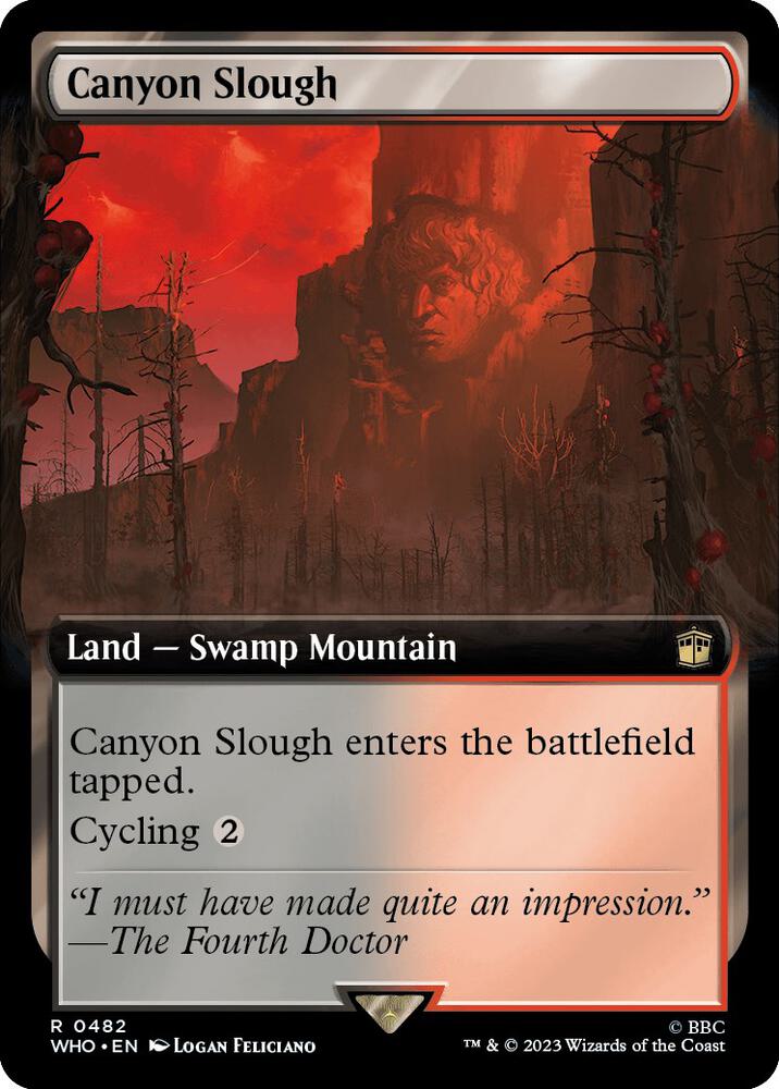 Canyon Slough (Extended Art) - Rare - Foil - 0482