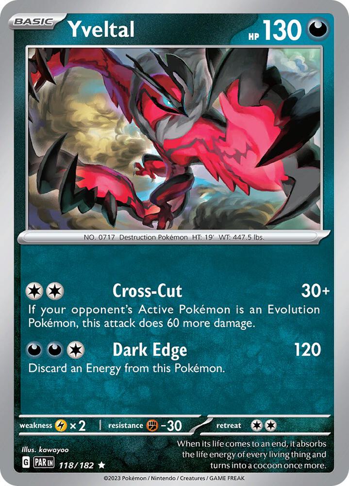 Yveltal - Holofoil - Rare - 118/182
