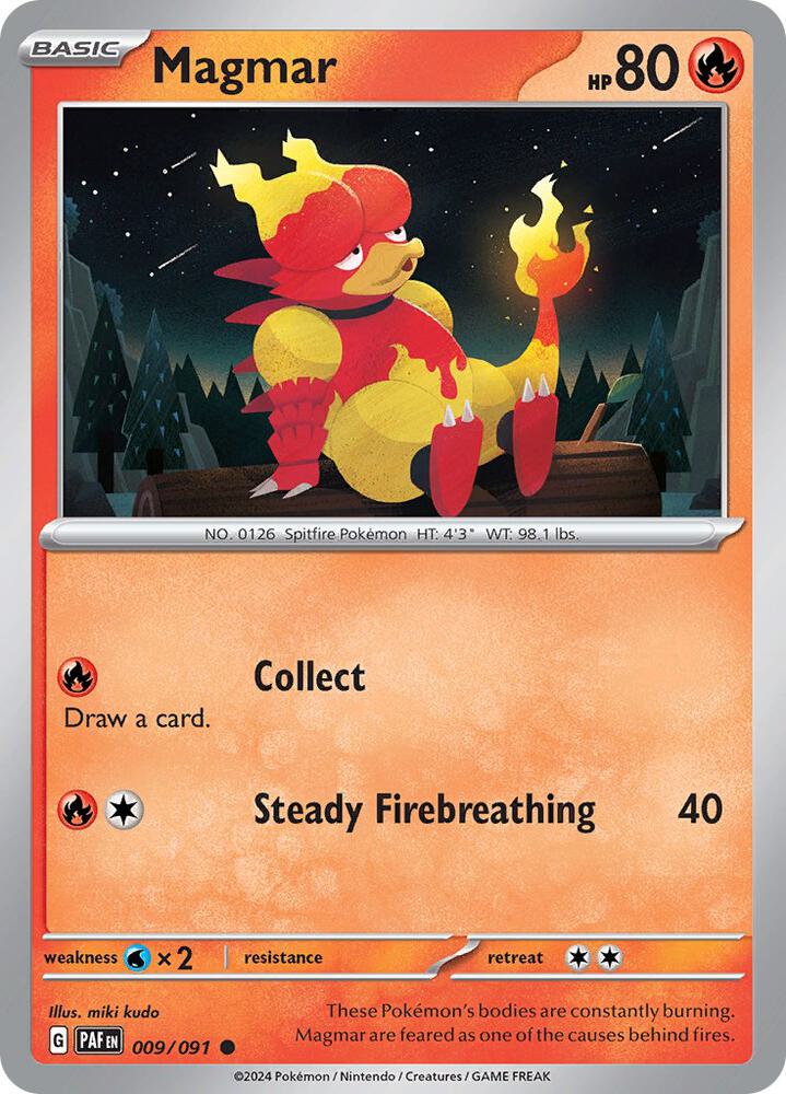 Magmar - Reverse Holofoil - 009/091