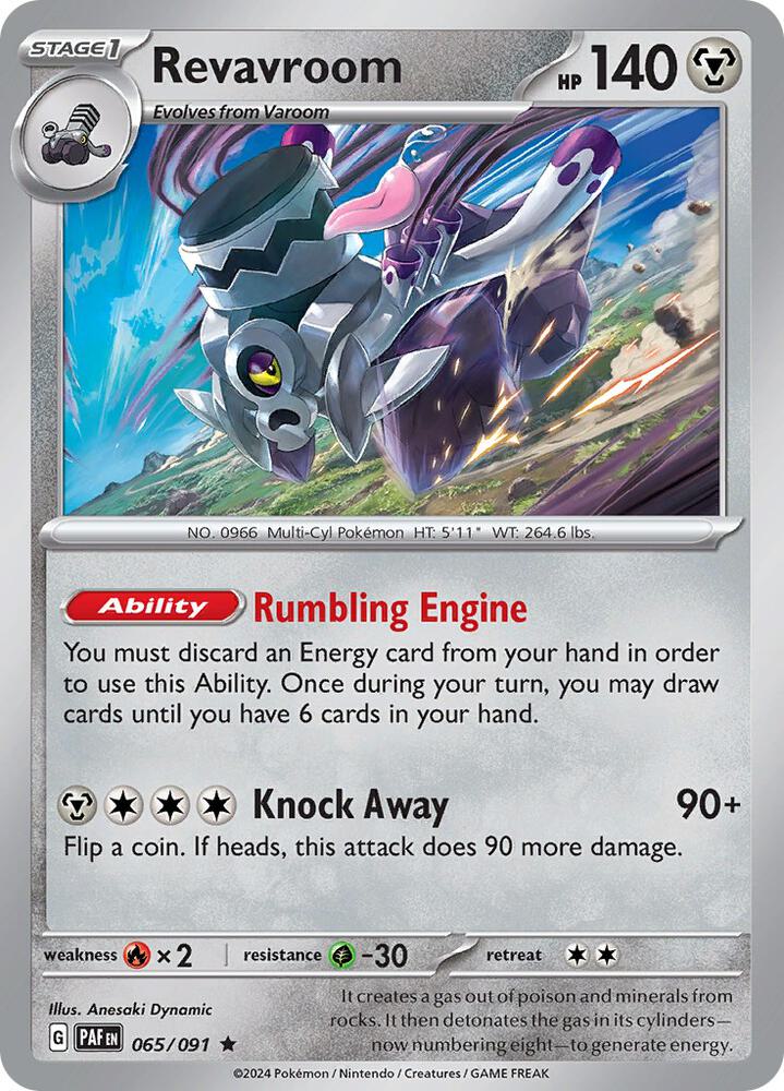 Revavroom - Holofoil - Rare - 065/091