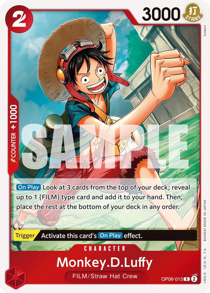 Monkey.D.Luffy - Rare - Foil - OP06-013