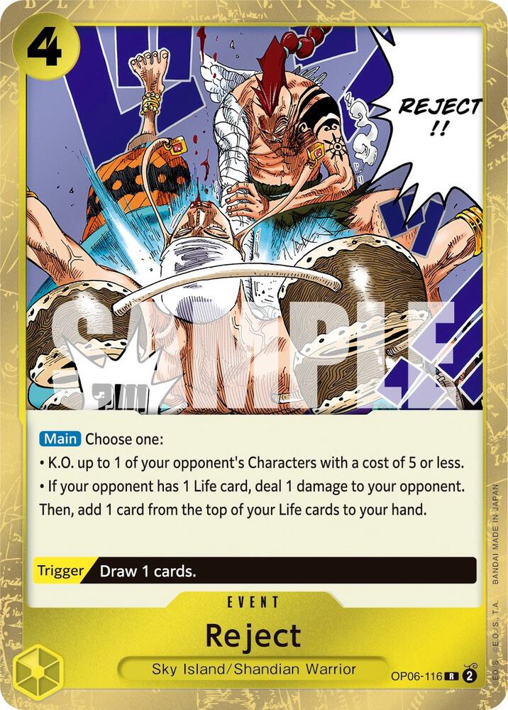 Reject - Rare - Foil - OP03-116