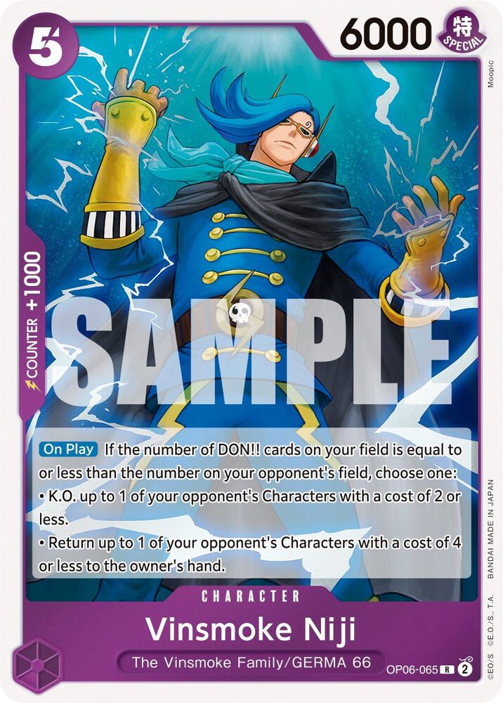 Vinsmoke Niji - Rare - Foil - OP06-065