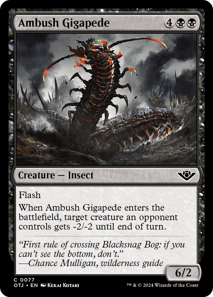 Ambush Gigapede - Common - Foil - 0077