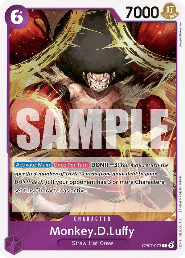 Monkey.D.Luffy - Rare - Foil - OP07-073