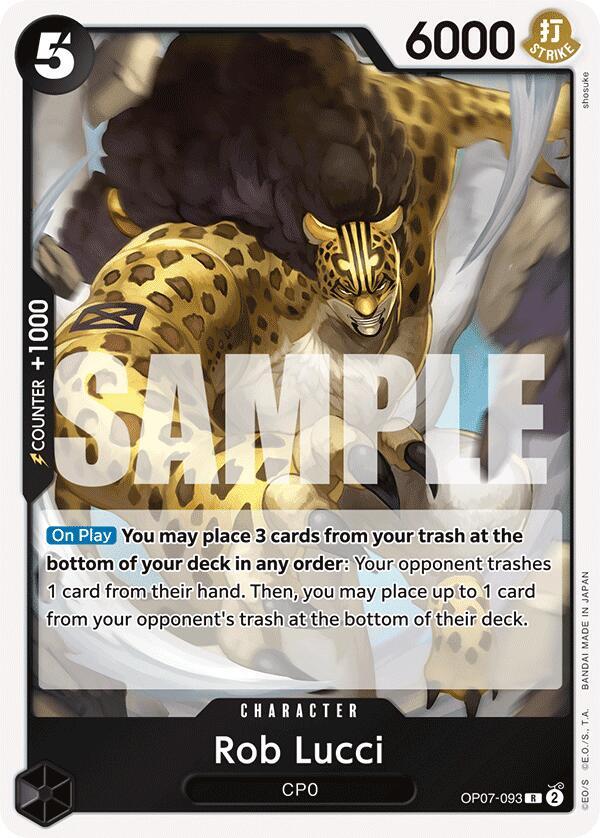 Rob Lucci - Rare - Foil - OP07-093