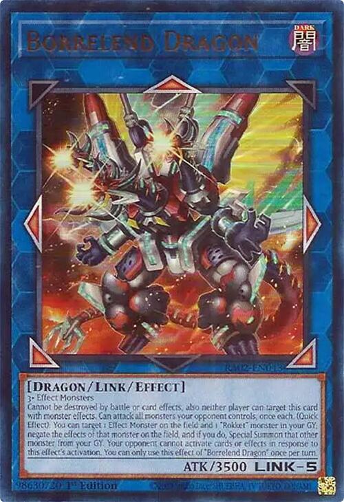 Borrelend Dragon - Ultra Rare - 1st Edition - RA02-EN043