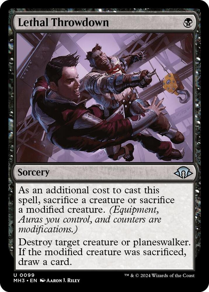 Lethal Throwdown (Foil) - Uncommon - MH3 - 0099