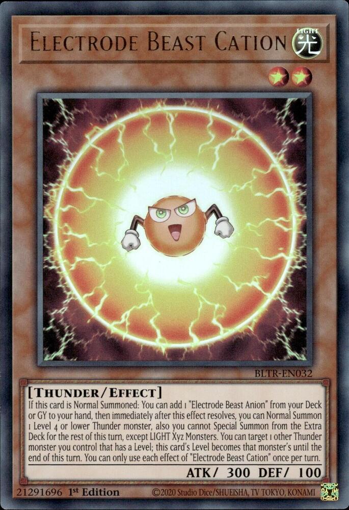 Electrode Beast Cation - 1st Edition - BLTR-EN032
