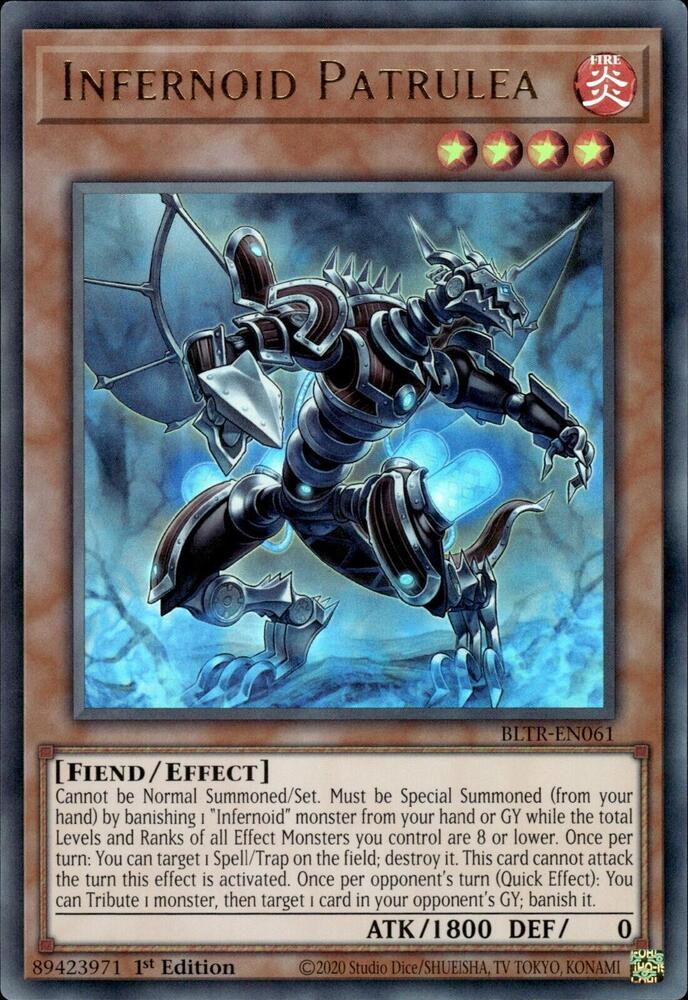 Infernoid Patrulea - Ultra Rare - 1st Edition - BLTR-EN061