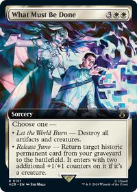 What Must Be Done (Extended Art) - Foil - 0157