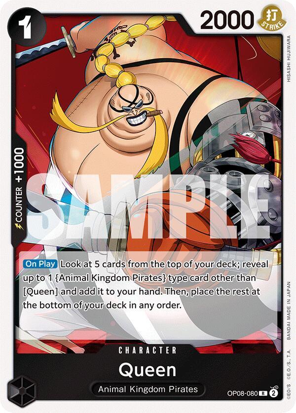 Queen - Rare - Foil - OP08-080
