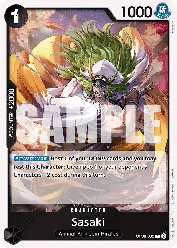 Sasaki - Rare - Foil - OP08-082