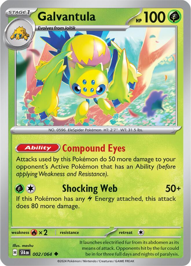 Galavantula - Reverse Foil - Uncommon - 002/064