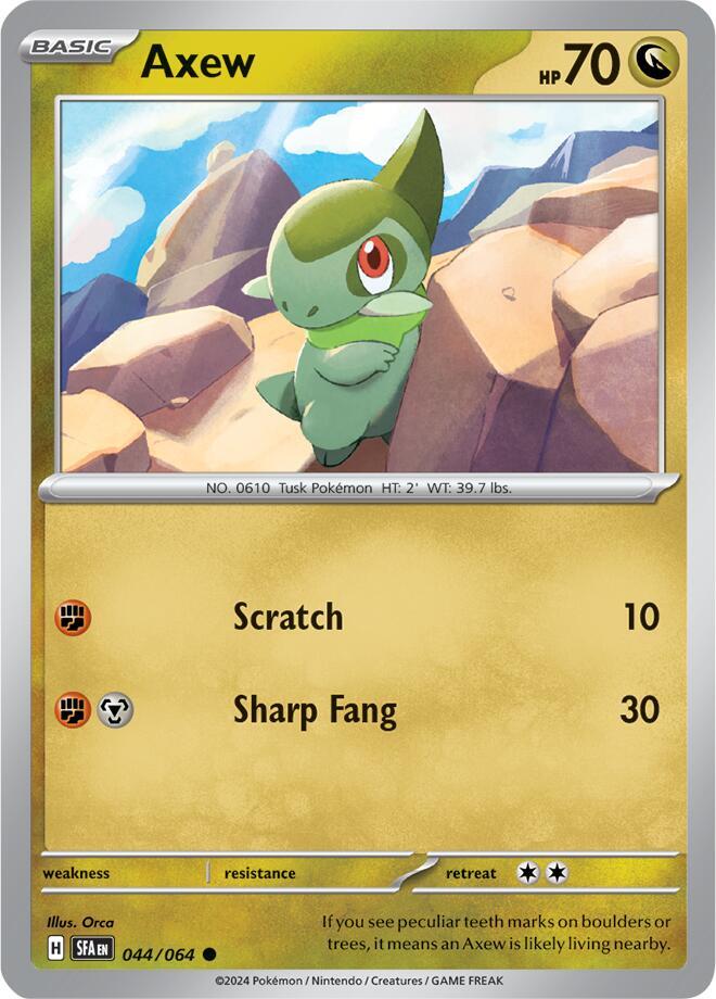 Axew - Reverse Foil - 044/064