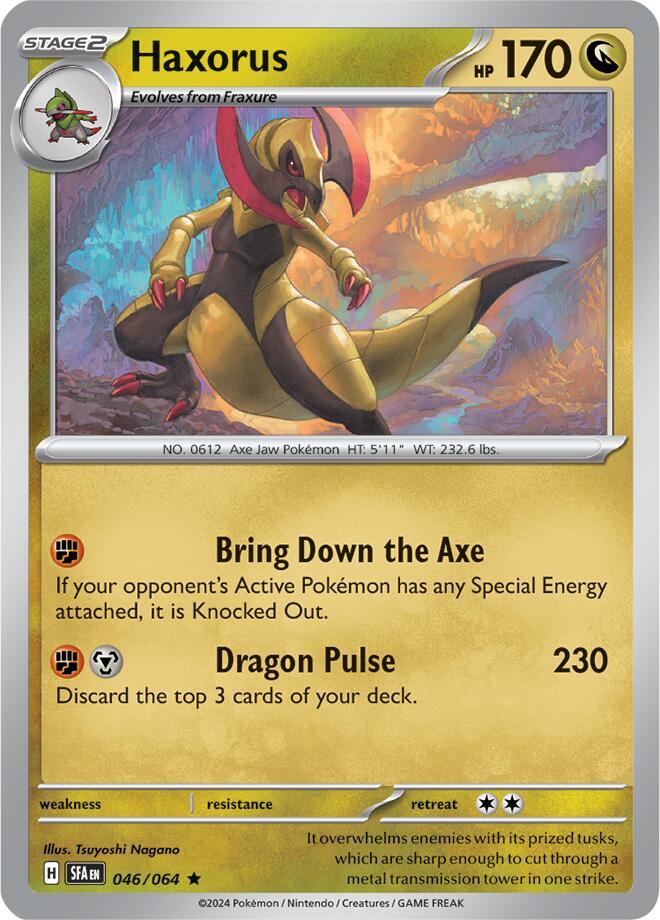 Haxorus - Holofoil - Rare - 046/064