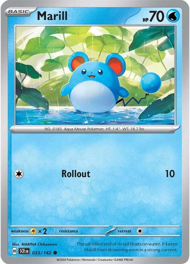 Marill - Reverse Foil - Common - 033/142