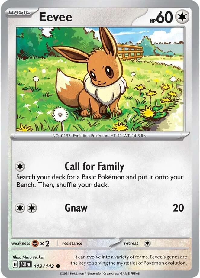 Eevee - 113/142 - Reverse Holofoil