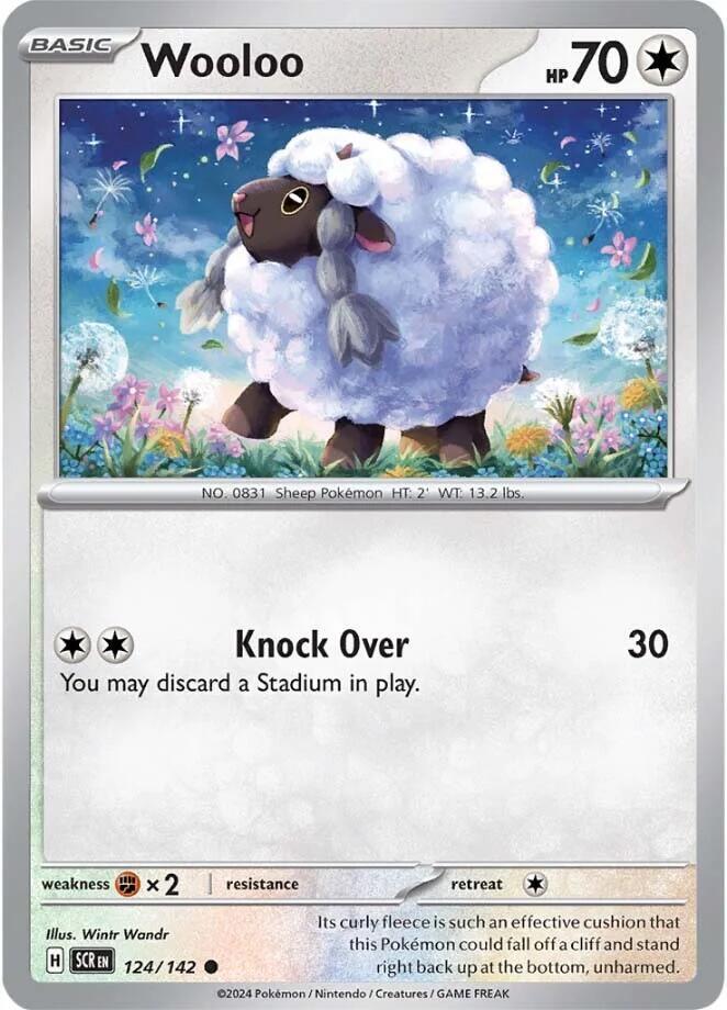 Wooloo - Reverse Holofoil - 124/142