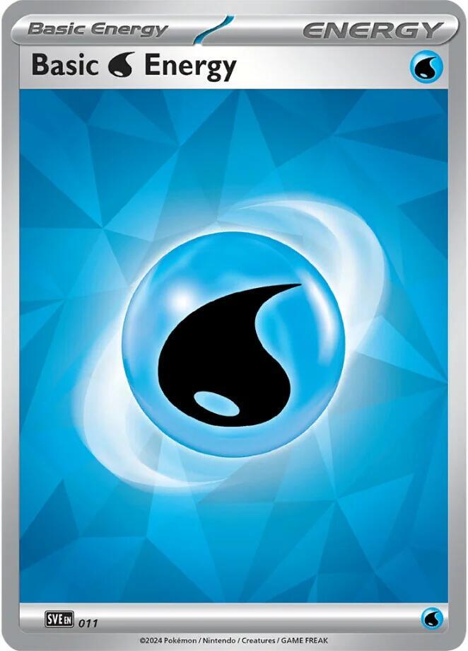 Basic Water Energy - Holofoil - SVE 011 - (Stellar Crown SV07)