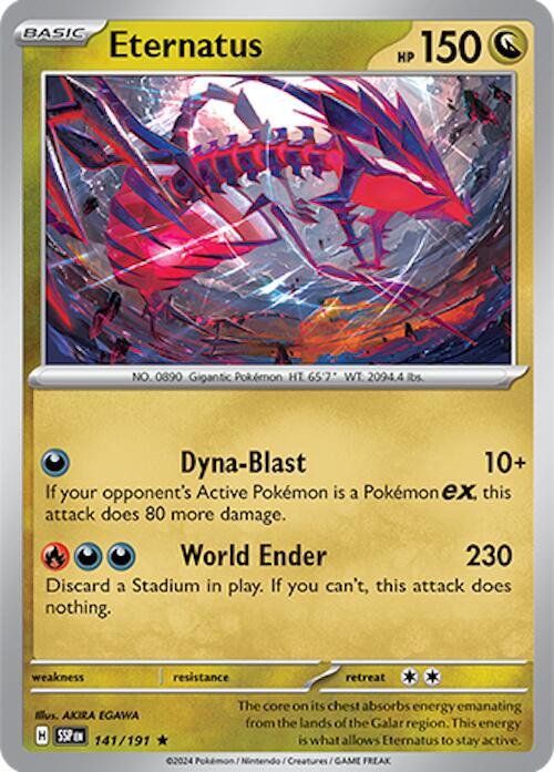 Eternatus - Holofoil - Rare - 141/191