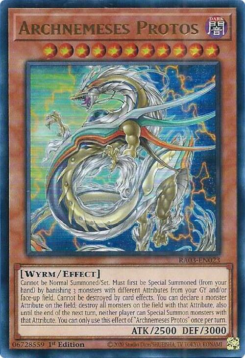 Archnemeses Protos - Ultra Rare - 1st Edition - RA03-EN023