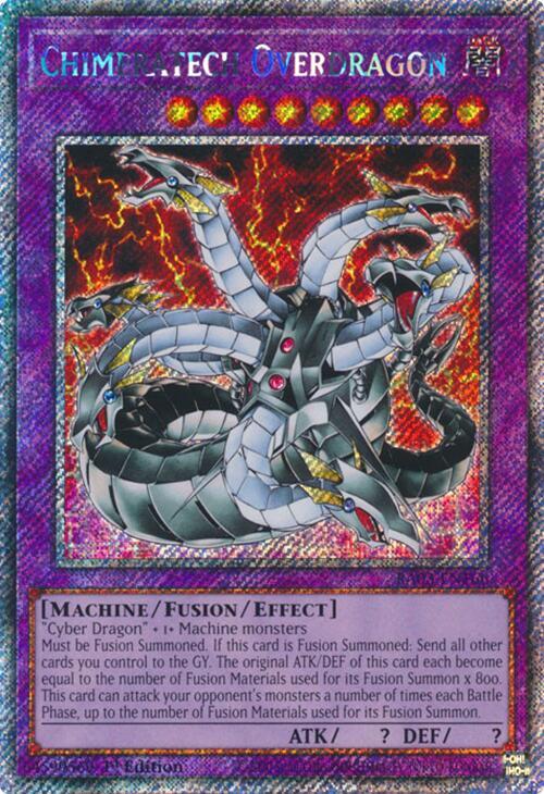 Chimeratech Overdragon - Platinum Secret Rare - 1st Edition - RA03-EN166