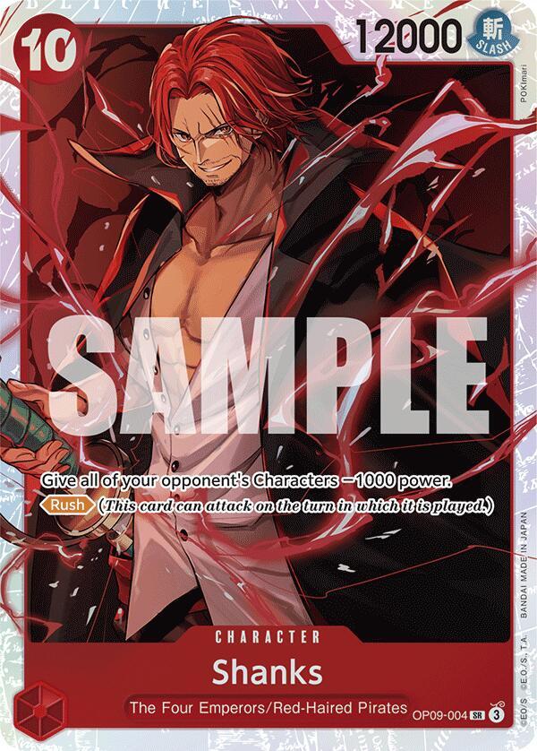 Shanks - Super Rare - Foil - OP09-004
