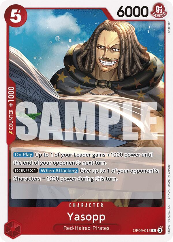 Yasopp - Rare - Foil - OP09-013