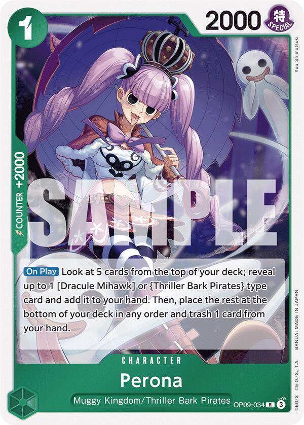 Perona - Rare - Foil - OP09-034