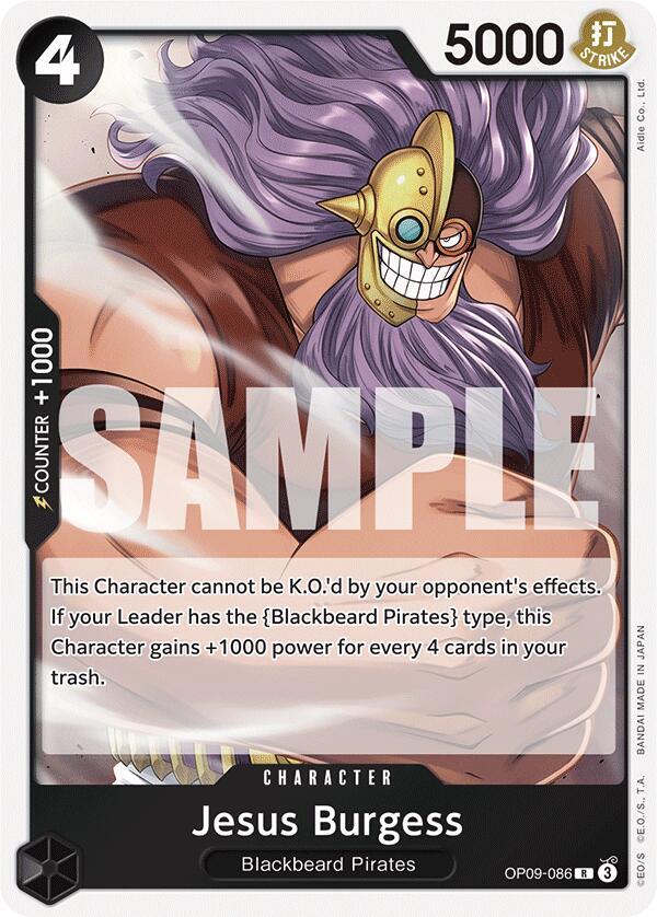 Jesus Burgess - Rare - Foil - OP09-086