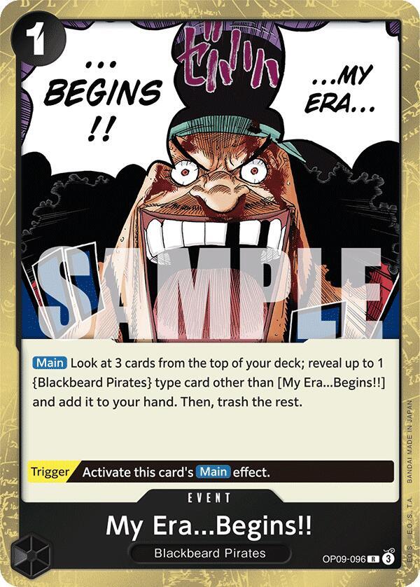 My Era...Begins!! - Rare - Foil - OP09-096