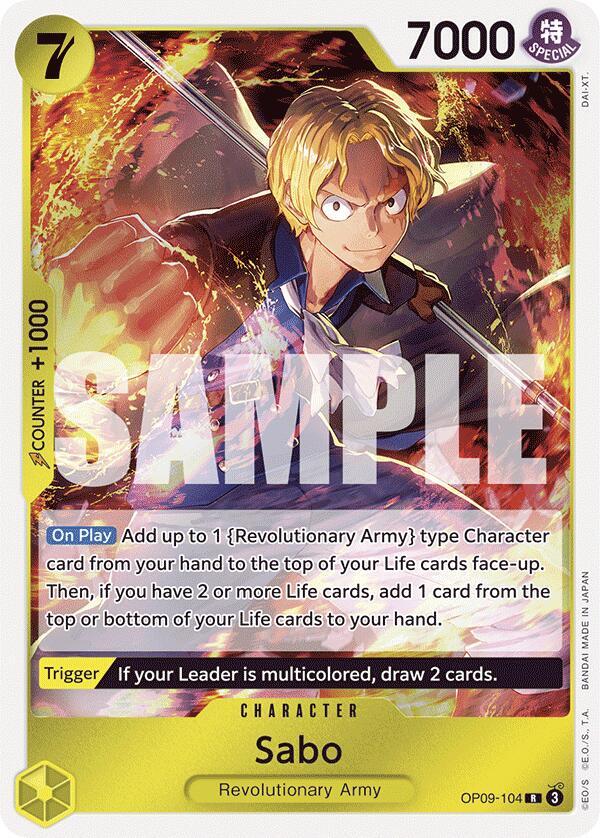 Sabo - Rare - Foil - OP09-104