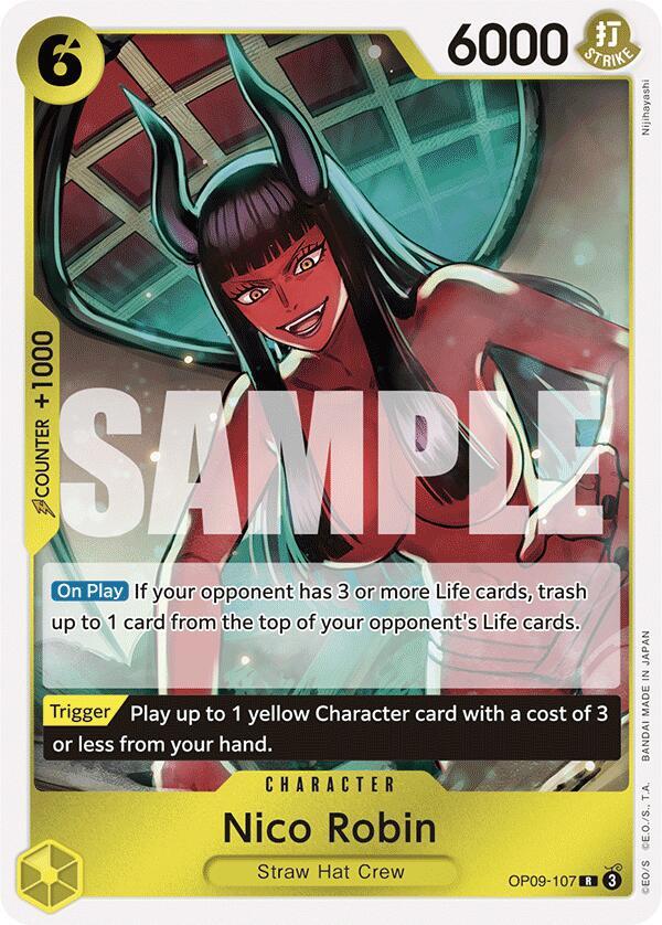 Nico Robin - Rare - Foil- OP09-107