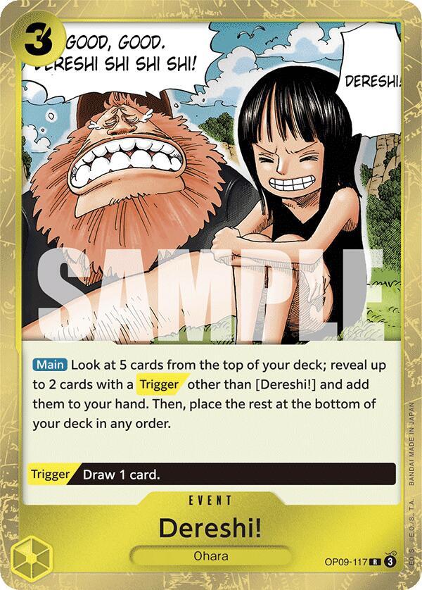 Dereshi! - Rare - Foil - OP09-117