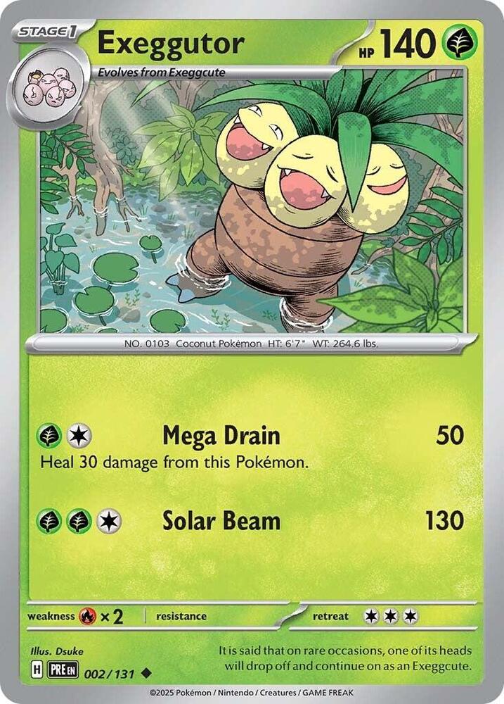 Exeggutor - Reverse Holofoil - 002/131