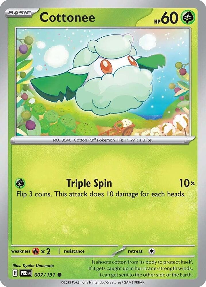 Cottonee - Reverse Holofoil - 007/131