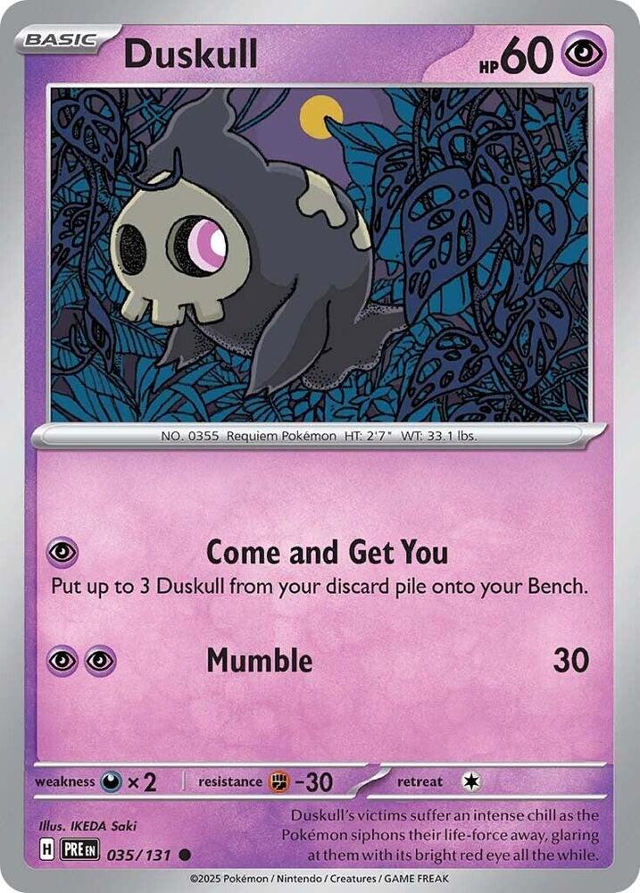Duskull - Reverse Holofoil - 035/131